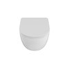 Besco ASPEN ERGO WHITE WC misa závesná Rimless 49,5 x 36 x 39 cm so sedátkom #ZASE-B-DAB