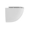 Besco ASPEN ERGO WHITE WC misa závesná Rimless 49,5 x 36 x 39 cm so sedátkom #ZASE-B-DAB