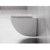 Besco ASPEN ERGO WHITE WC misa závesná Rimless 49,5 x 36 x 39 cm so sedátkom #ZASE-B-DAB