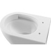 Besco ASPEN ERGO WHITE WC misa závesná Rimless 49,5 x 36 x 39 cm so sedátkom #ZASE-B-DAB