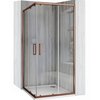 Rea CITY BRUSH COPPER sprchový kút 80 x 80 x 190 cm K6982
