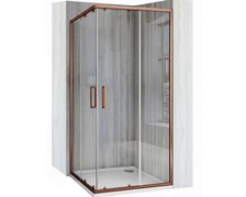 Rea CITY BRUSH COPPER sprchový kút 80 x 80 x 190 cm K6982