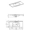 Elita SOHO skrinka pod umývadlo 100 cm 2S black matt PDW 168746