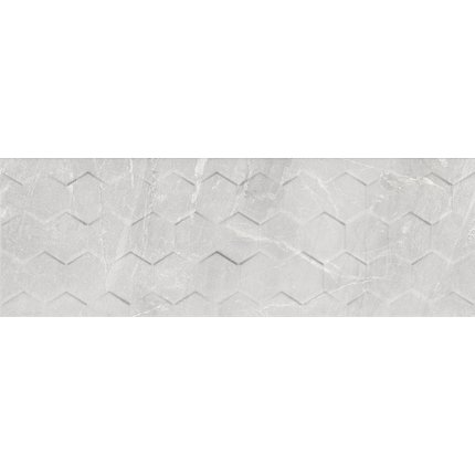 Ceramika Konskie Malaga white hexagon lesklý obklad, rektifikovaný 25 x 75 cm