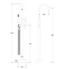 BESCO NAVIA voľne stojaca akrylátová vaňa s prepadom 160 x 80 cm, biela #WAS-160-N