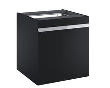 Elita Moody kúpeľňová komoda 50 cm 1 zásuvka s košom Cargo, čierna matná RE080502037160