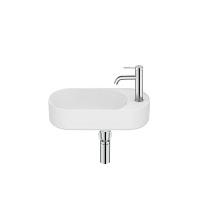 Roca MERIDIAN Compacto FINECERAMIC® nástenné umývadlo 50 x 27,5 cm A327740620