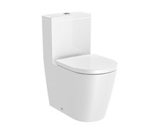 Roca INSPIRA ROUND WC kombi 37,5 x 60 cm RimFree, A342529000+A341520000