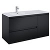 Elita SPLIT skrinka pod umývadlo 120 cm 2S + kôš, black matt 168167