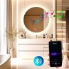 LED zrkadlo s priemerom 80 cm ROUND BLUETOOTH, HOM-06528