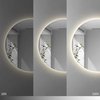 LED zrkadlo s priemerom 80 cm ROUND BLUETOOTH, HOM-06528