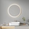 LED zrkadlo s priemerom 80 cm ROUND BLUETOOTH, HOM-06528