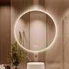LED zrkadlo s priemerom 80 cm ROUND BLUETOOTH, HOM-06528