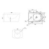 Home AMARO závesný bidet 36,5 x 48,5 cm TR5155