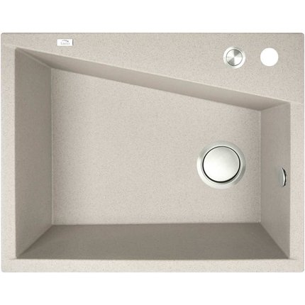 Laveo GRENADA granitový drez 60 x 48 cm, bež SBG_410T