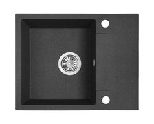 Kuchinox RAB granitový drez 56 x 44 cm, čierny SBF_713Y