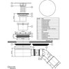 McAlpine sifón vaničkový priemer 90 mm odtok 40/50 mm HC2730LCPN-PB