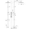 BESCO Vayo Chróm sprchová zástena - posuvná 90 x 200 cm sklo číre