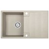Kuchinox RAB granitový drez 76 x 44 cm, bež SBF_411Y