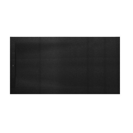 Roca PYROS STONEX obdĺžniková kompozitná sprchová vanička 160 x 80 cm, čierna AP90164032003400