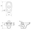 Cersanit FACILE WC misa závesná 52,5 x 31,5 cm K30-010 - dopredaj