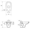 Cersanit FACILE WC misa závesná 52,5 x 31,5 cm K30-010