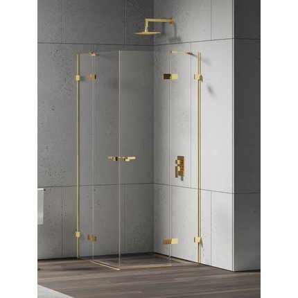 New Trendy EVENTA GOLD SHINE obdĺžnikový sprchový kút 90 x 100 x 200 cm EXK-4756