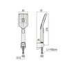Valvex LOFT set sprchová ružica 3 - polohová, chróm 2432900