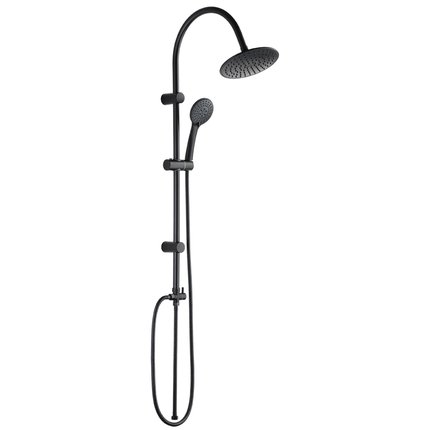 Kuchinox ONDO sprchový set bez batérie, čierny PG7_70OX