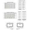 Radaway IDEA BLACK KDS FACTORY obdĺžnikový sprchový kút 150 x 120 x 205 cm 10115150-54-01R+10117120-01-01+Factory