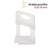 LEVELYS nivelačné spony 1 mm - 100 ks (SP1101)