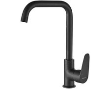 Kuchinox SAGRA drezová vodovodná batéria s výtokom v tvare „L“, čierna BQR_765D