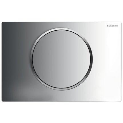 GEBERIT SIGMA 10 ovládacie tlačítko, plast, chróm lesklý 115.758.KH.5