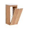 Comad Capri oak 811A FSC kúpeľňová skrinka 35 x 80 cm zlatý kraft dub/biela lesklá