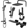 Rea HELIX BLACK sprchový set s batériou P6618
