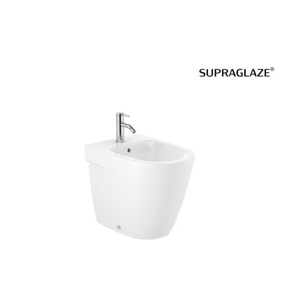 Roca ONA bidet stojatý 36 x 53 cm biely SUPRAGLAZE® A357687S00