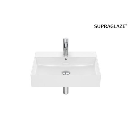 Roca INSPIRA FINECERAMIC® nástenné umývadlo 60 x 49 cm, biele SUPRAGLAZE® A32752CS00