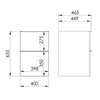 Elita Komoda LOOK 40 2S WHITE MATT 40x45,6 cm RE080401025290