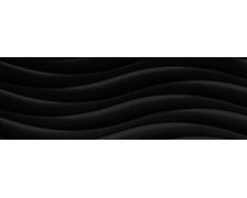 Ceramika Color Java Onda black obklad lesklý rektifikovaný 25 x 75 cm