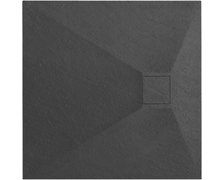 Rea MAGNUM sprchová vanička SMC 90 x 90 x 2,5 cm, čierna K3334