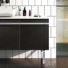 Elita Moody kúpeľňová komoda 50 cm 1 zásuvka, čierna matt RE080503037160