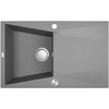 Laveo GRENADA granitový drez 78 x 48 cm, sivý SBG_511T