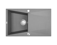 Laveo GRENADA granitový drez 78 x 48 cm, sivý SBG_511T