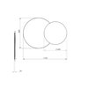ROUND TWIN zrkadlo s LED osvetlením 80/60 cm 168511
