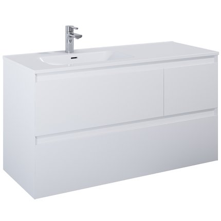 Elita SPLIT skrinka pod umývadlo 120 cm 3S, biela matná 168172