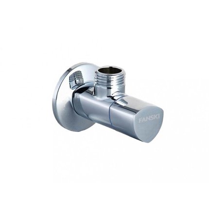 FANSKI rohový ventil 1/2" x 3/8" s keramickým vrškom, modrý AP008-S