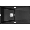 Laveo GRENADA granitový drez 78 x 48 cm, čierny SBG_711T