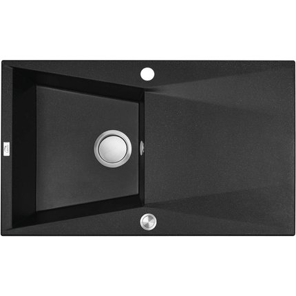 Laveo GRENADA granitový drez 78 x 48 cm, čierny SBG_711T