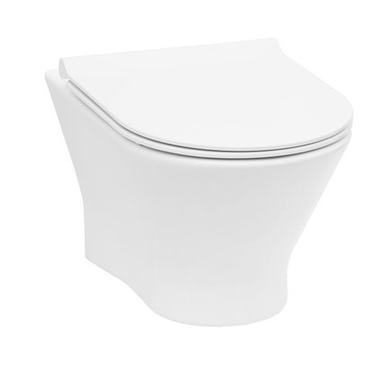 Roca NEXO WC závesná misa RimFree 53,5 x 36 cm so sedátkom A34H64L000