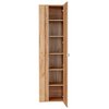 Comad Capri oak 803A FSC vysoká skrinka 170 x 45 cm zlatý kraft dub